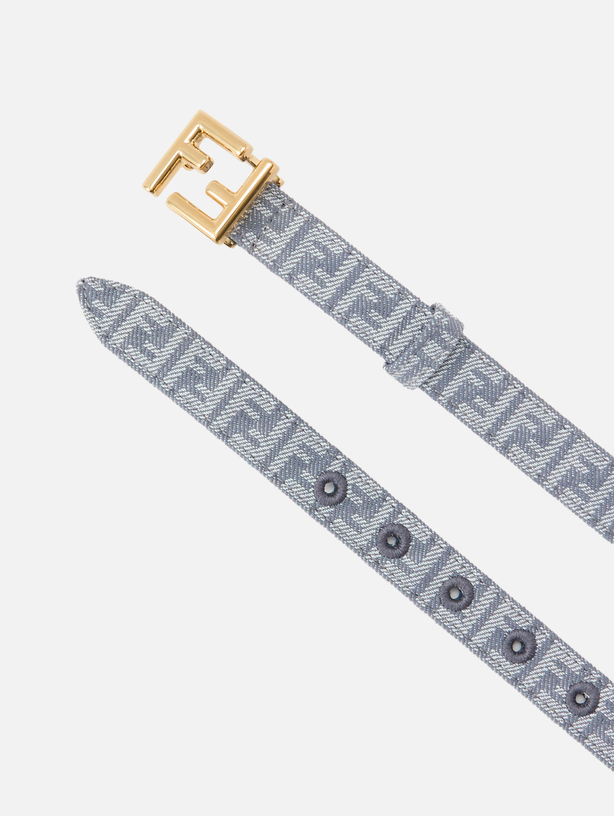 Logo Belt,FENDI,BLUE,Image 3