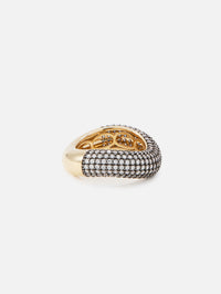 Ring Illusion Pave,RAINBOW K JEWELRY,YELLOW GOLD/BLACK,Image 3