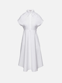 Poplin Power Dress,DOROTHEE SCHUMACHER,PURE WHITE,Image 1
