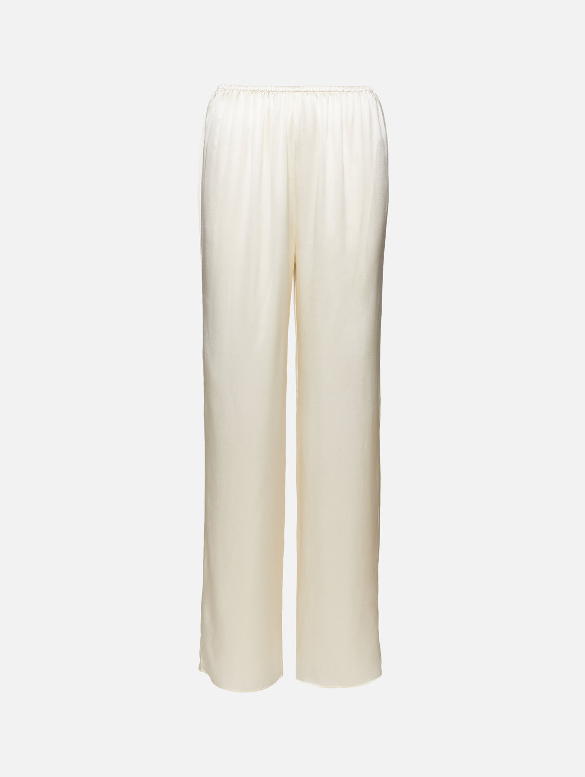 Elastic Waist Pant,CO,IVORY,Image 1
