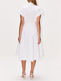 Poplin Power Dress,DOROTHEE SCHUMACHER,PURE WHITE,Image 4