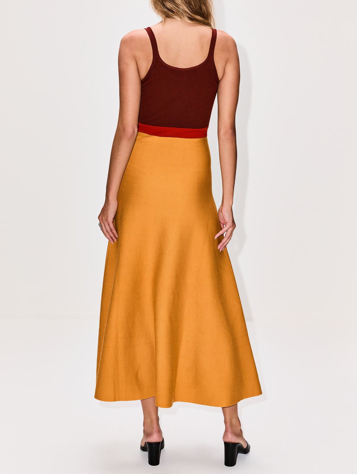 Flaminius Dress,GABRIELA HEARST,GOLDEN BIRCH,Image 4