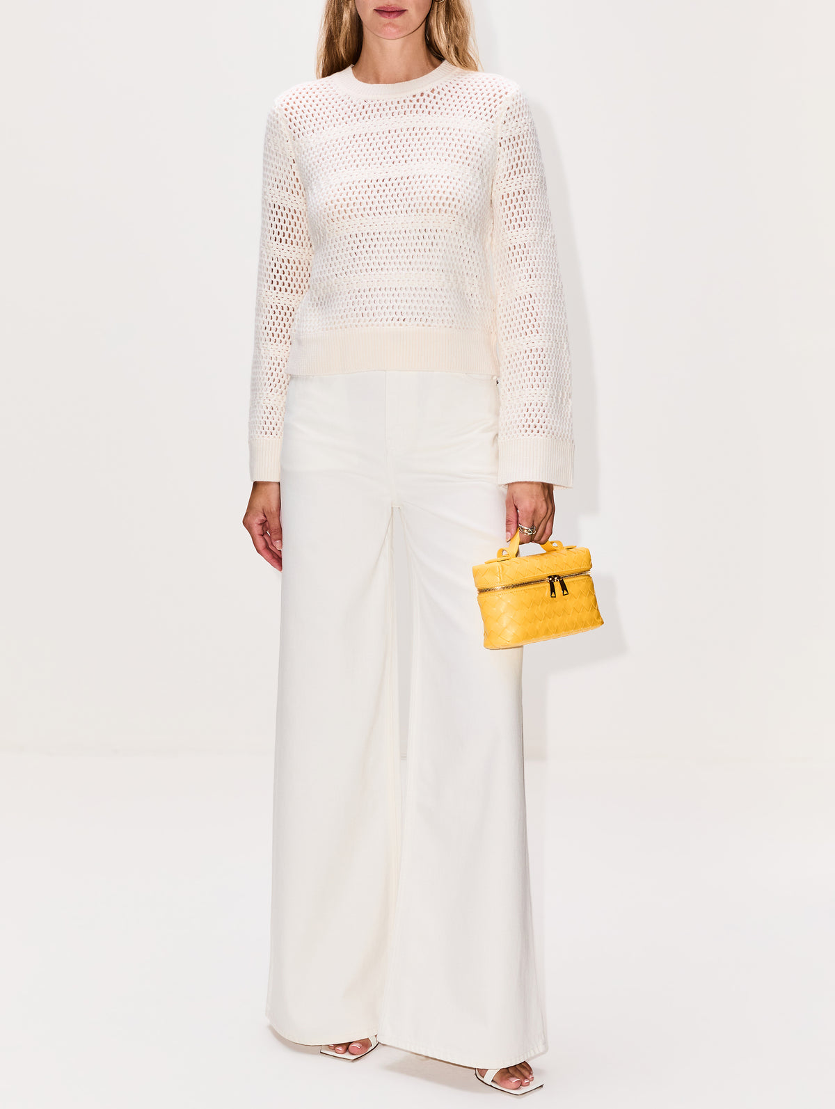 Lou Sweater,LA LIGNE,CREAM,Image 2