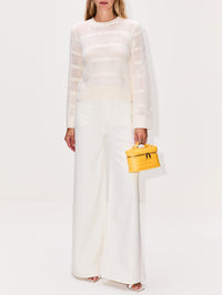 Lou Sweater,LA LIGNE,CREAM,Image 2