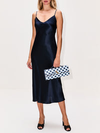 Taylor V Neck Bias Cut Dress,SABLYN,MIDNIGHT NAVY,Image 2