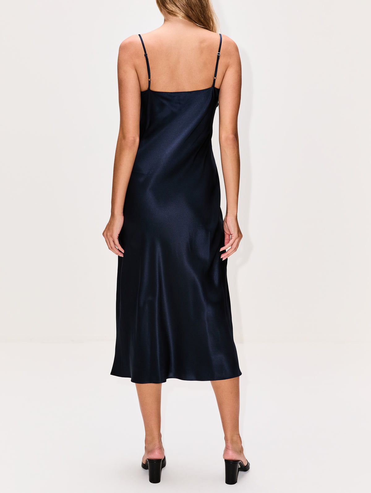 Taylor V Neck Bias Cut Dress,SABLYN,MIDNIGHT NAVY,Image 4