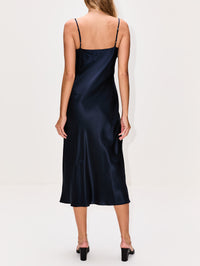 Taylor V Neck Bias Cut Dress,SABLYN,MIDNIGHT NAVY,Image 4