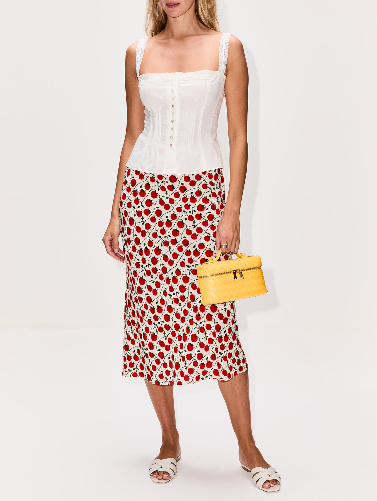 Matilde Top,STAUD,WHITE,Image 2