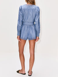 Kady Blouse,ULLA JOHNSON,CHAMBRAY,Image 3