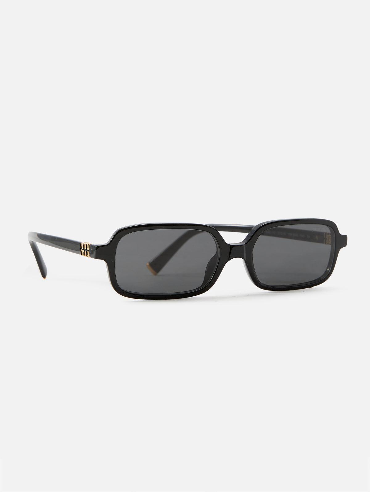 Square Sunglasses,MIU MIU EYEWEAR,BLACK,Image 2