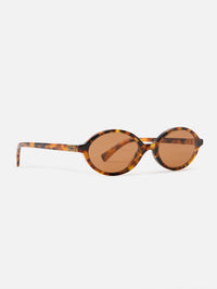Oval Sunglasses,MIU MIU EYEWEAR,CAMEL BEIGE,Image 2