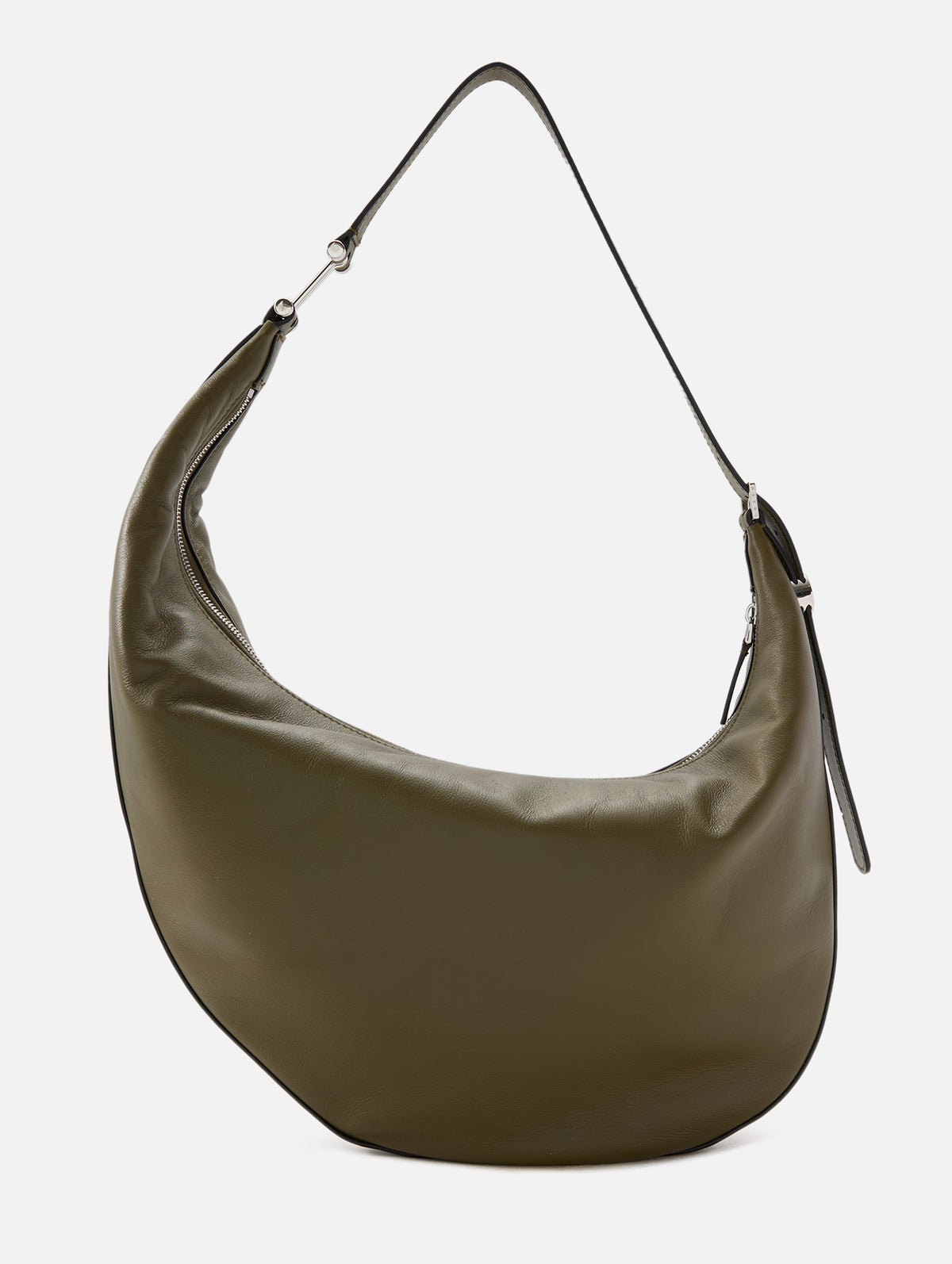 Small Hobo Bag,MARNI,DEEP SAGE,Image 3