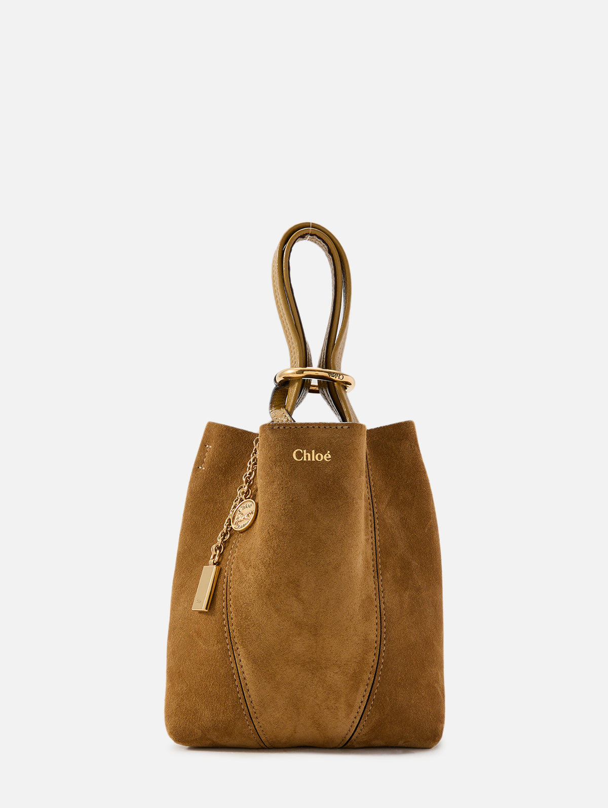 Spin Tote,CHLOÉ,GOLD KHAKI,Image 3