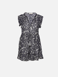 Kalina Mini Coverup,ULLA JOHNSON,MIDNIGHT BLOOM,Image 1