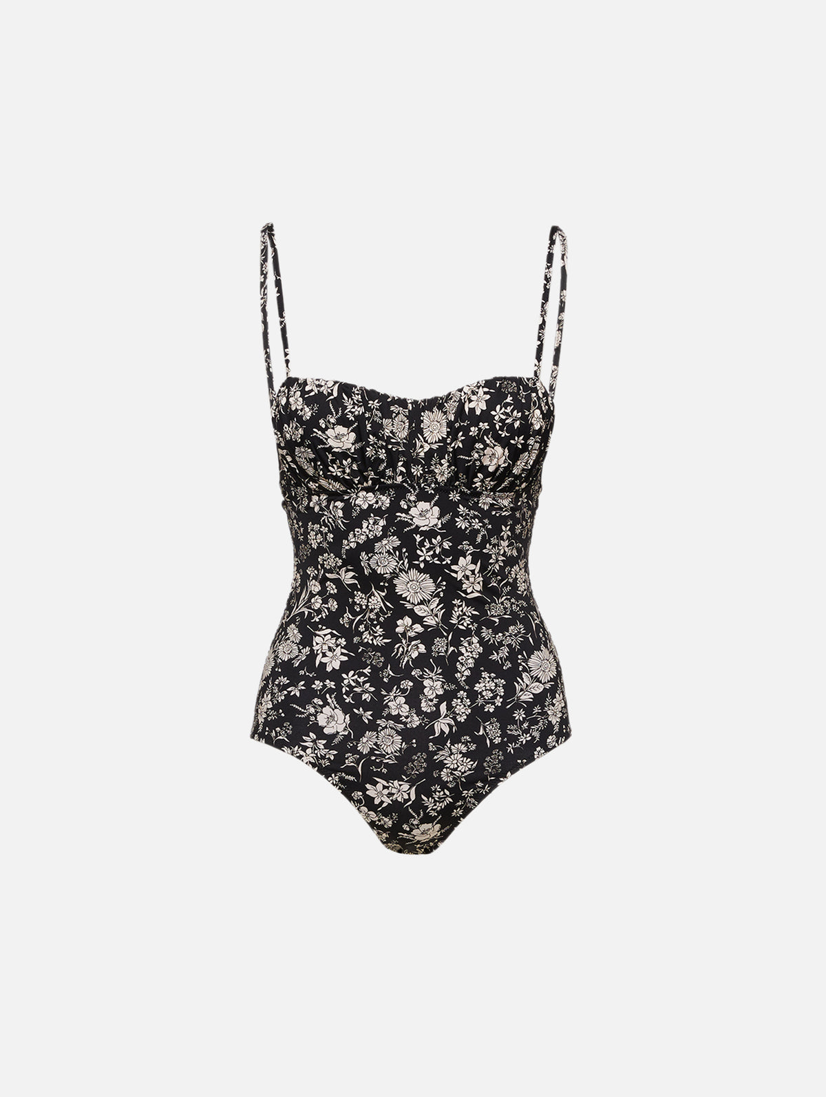 Dalila Ruched Maillot,ULLA JOHNSON,MIDNIGHT BLOOM,Image 1