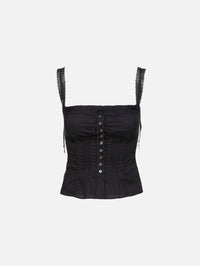 Matilde Top,STAUD,BLACK,Image 1