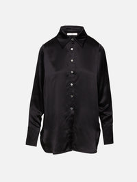 Silk Shirt,CO,BLACK,Image 1