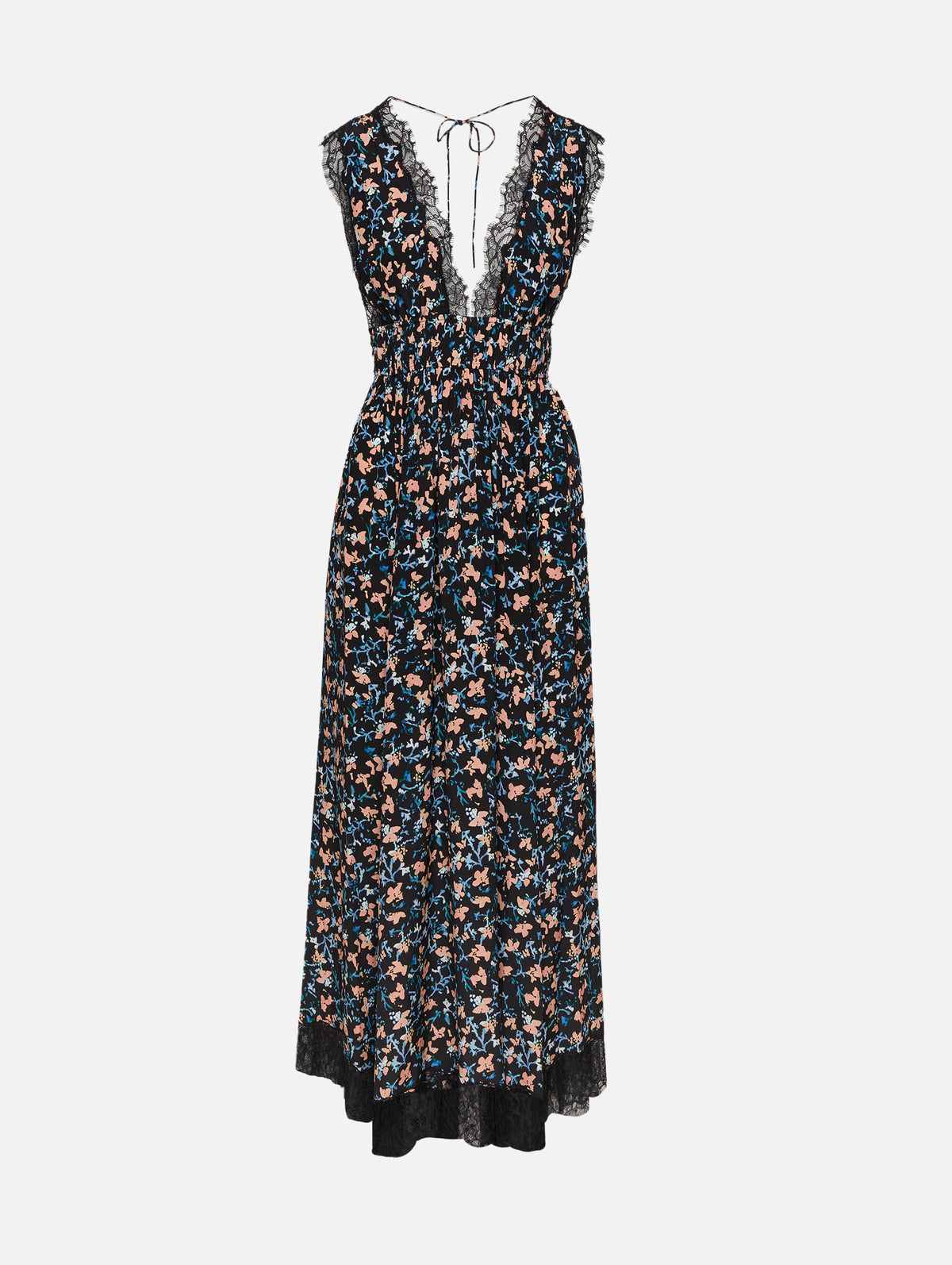 Marguerite V-Neck Gown,ULLA JOHNSON,NOCTURNE,Image 1