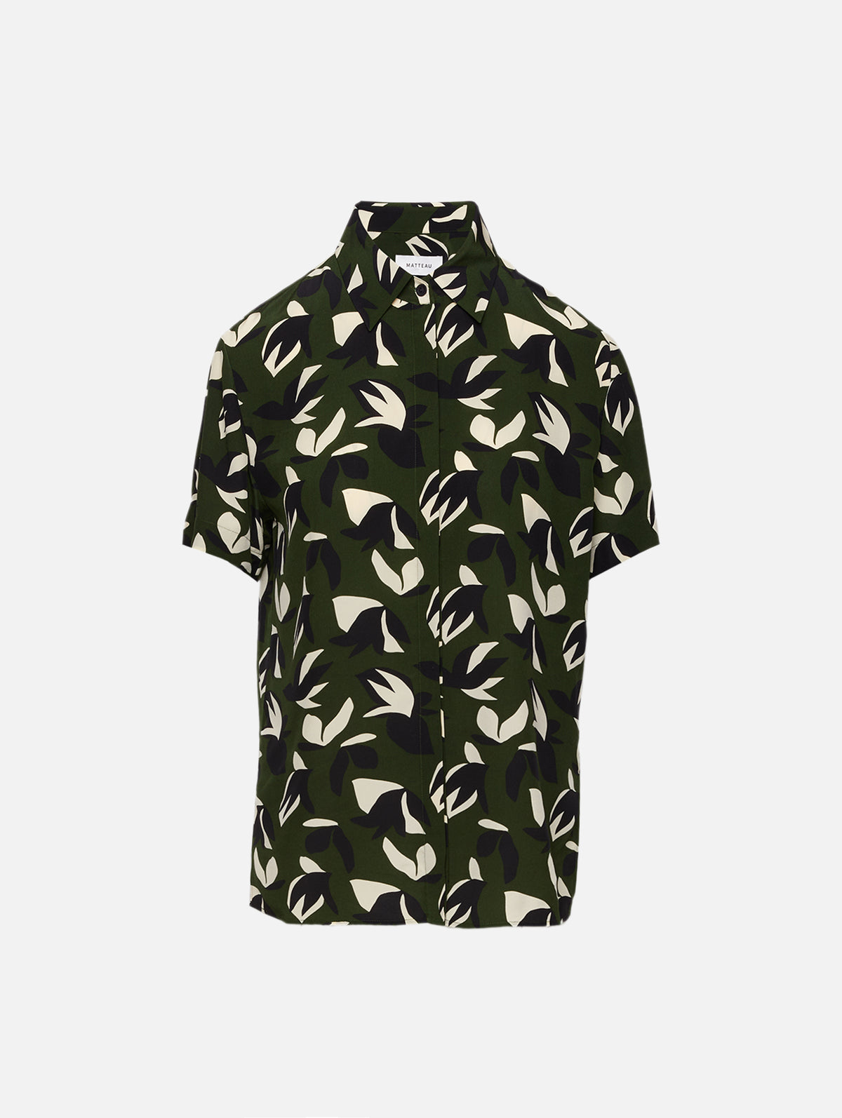 Short Sleeve Shirt,MATTEAU,AGAVE,Image 1