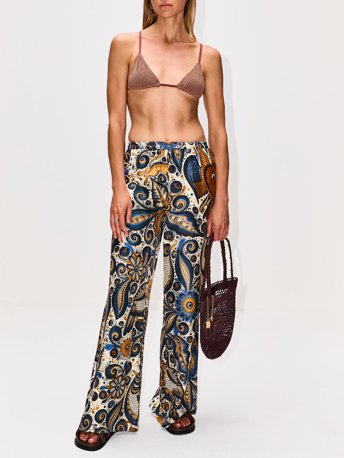 Luana Triangle Bikini,BOND-EYE,COCOA BUTTER LUREX,Image 4