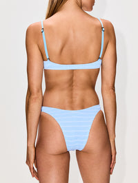 Gracie Balconette Bikini Top,BOND-EYE,POWDER BLUE STRIPE,Image 3