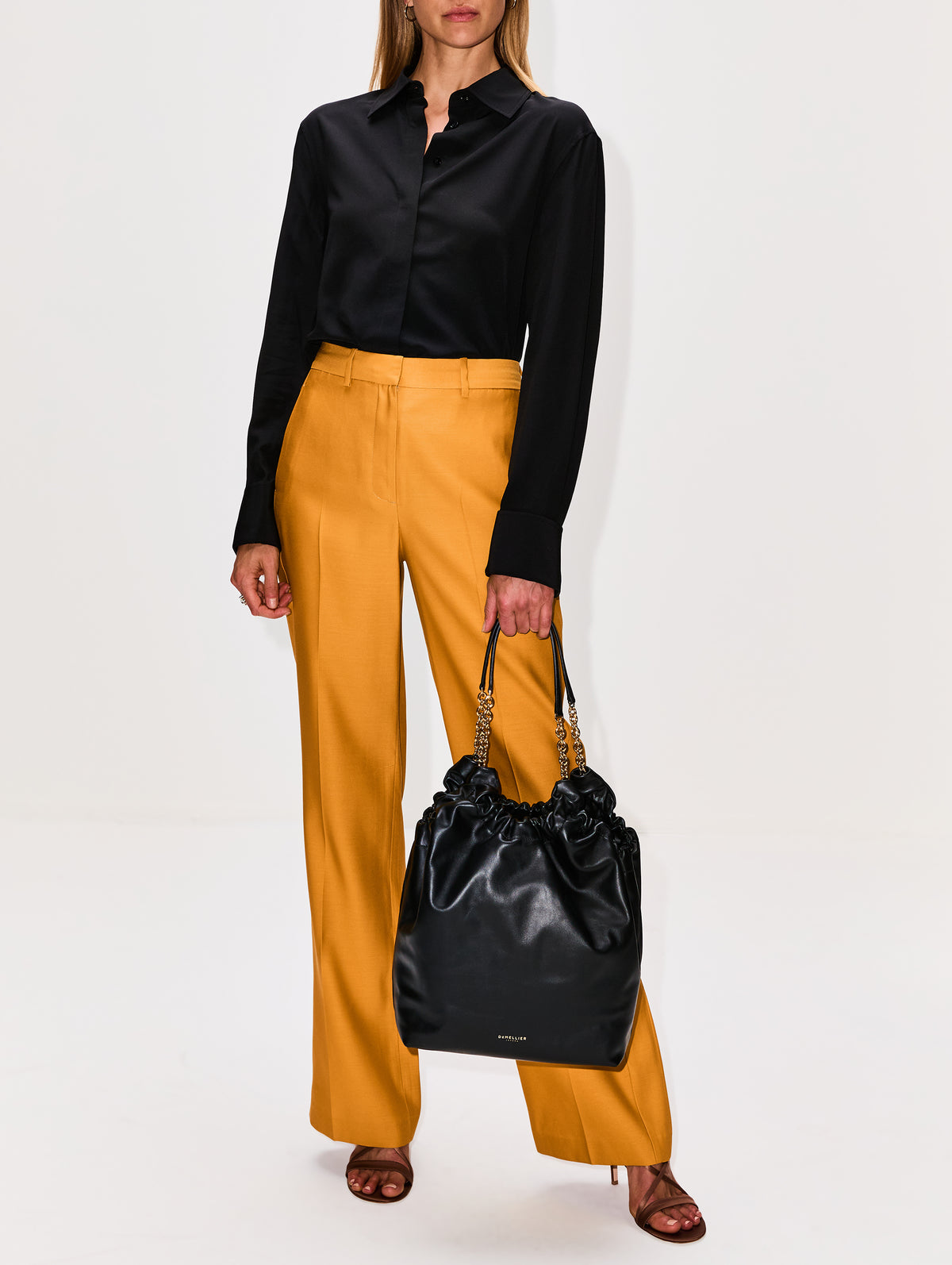 Arabella Top,PROENZA SCHOULER,BLACK,Image 2