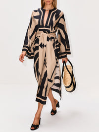 Cruiser Tunic Dress,JOHANNA ORTIZ,SAND/BLACK,Image 3