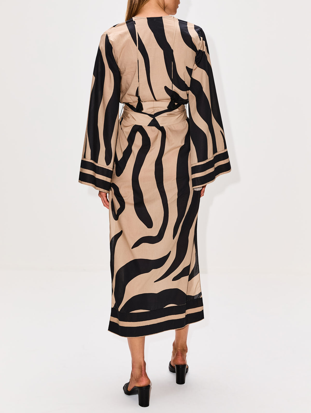 Cruiser Tunic Dress,JOHANNA ORTIZ,SAND/BLACK,Image 4