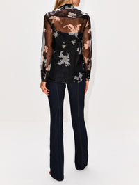 Chika Top,ALTUZARRA,BLACK INKY FLOWERS,Image 3