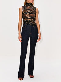 Printed Blouse,MAGDA BUTRYM,BLACK,Image 2