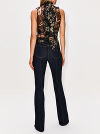 Printed Blouse,MAGDA BUTRYM,BLACK,Image 3