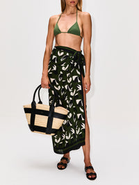 Silk Sarong,MATTEAU,AGAVE,Image 2