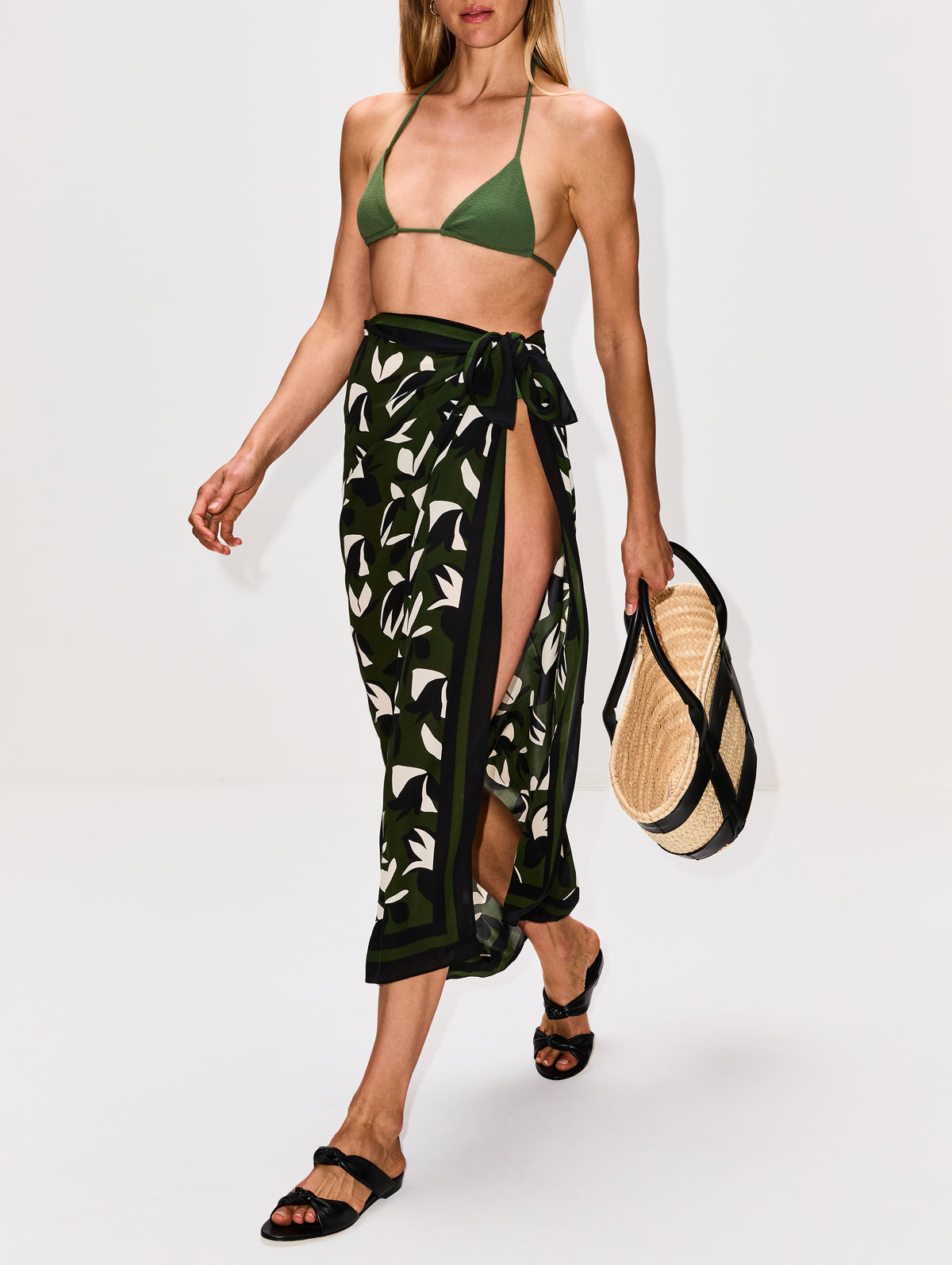 Silk Sarong,MATTEAU,AGAVE,Image 3