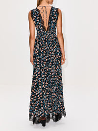 Marguerite V-Neck Gown,ULLA JOHNSON,NOCTURNE,Image 4