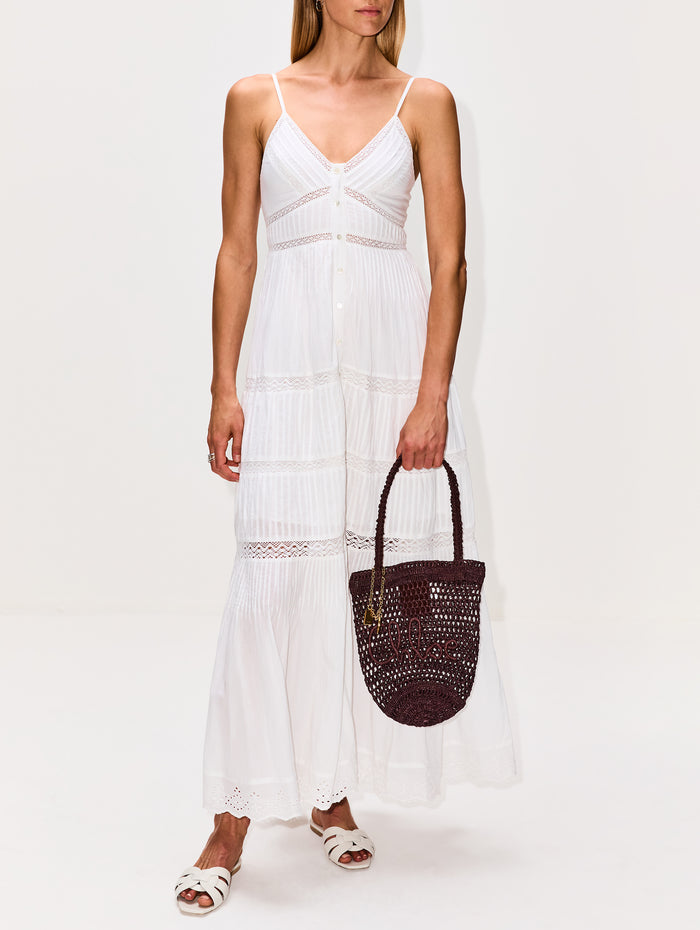 Janis Dress,XÍRENA,WHITE,Image 1