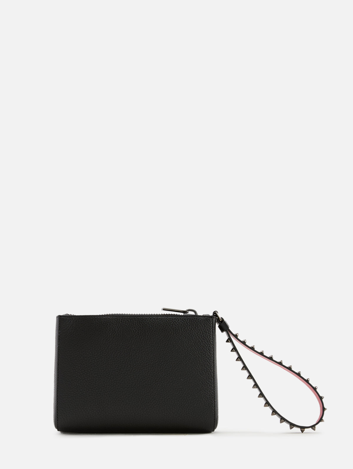 Cabata Soft Pouch,CHRISTIAN LOUBOUTIN,BLACK/GUNMETAL,Image 1