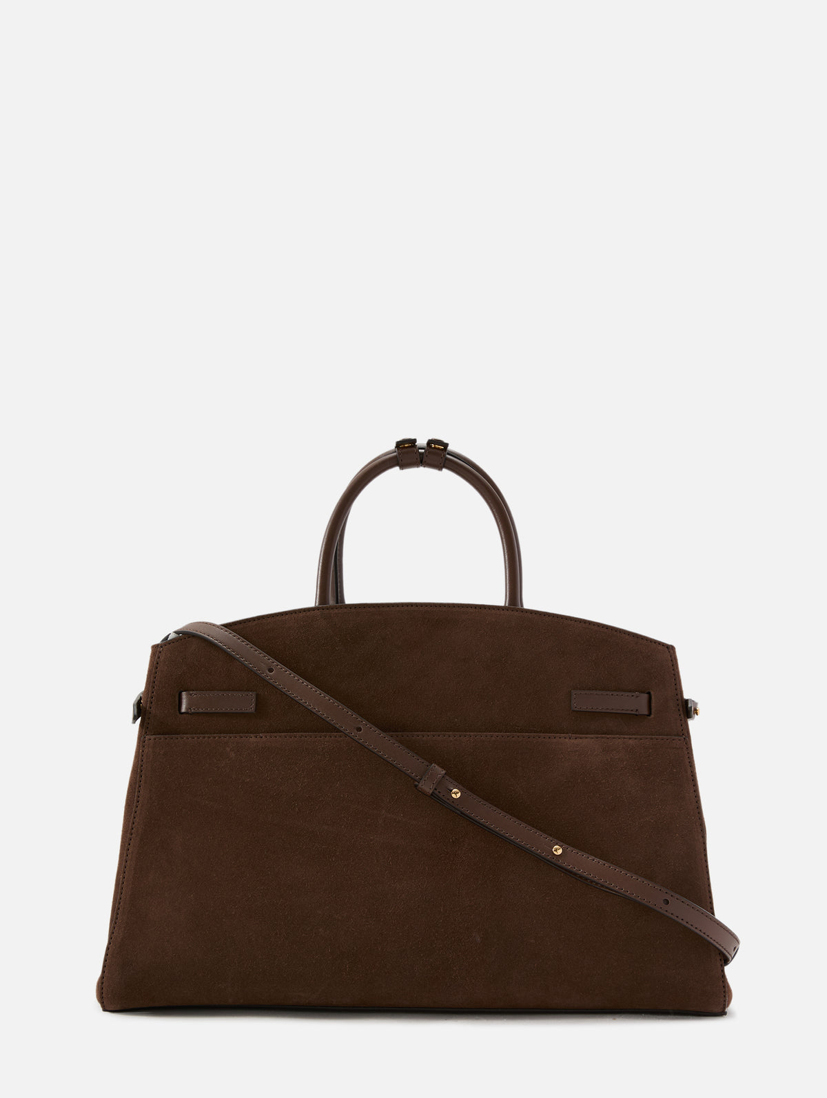 Hudson Top Handle Bag,DEMELLIER,SUEDE/MOCHA,Image 3
