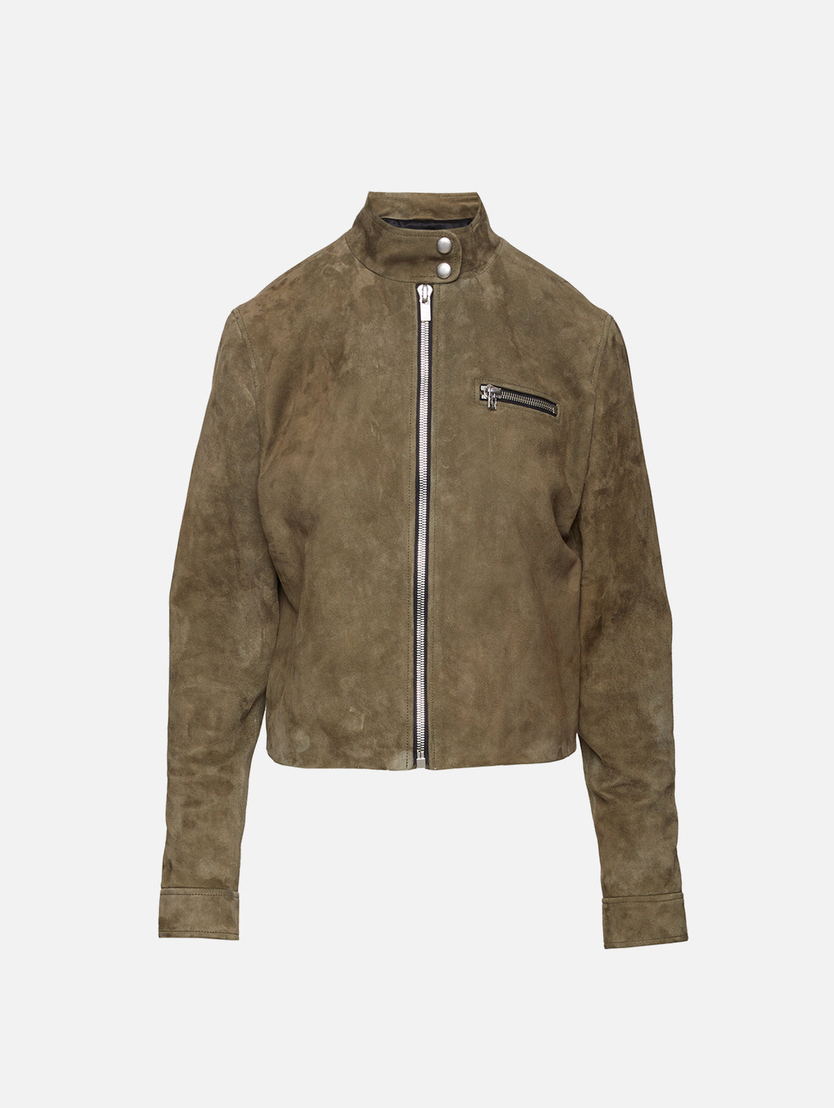 Leather Jacket,MAGDA BUTRYM,GREEN,Image 1