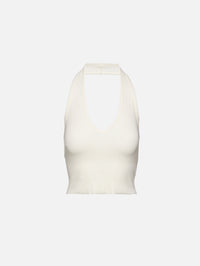 Halter Top,ÉTERNE,CREAM,Image 1