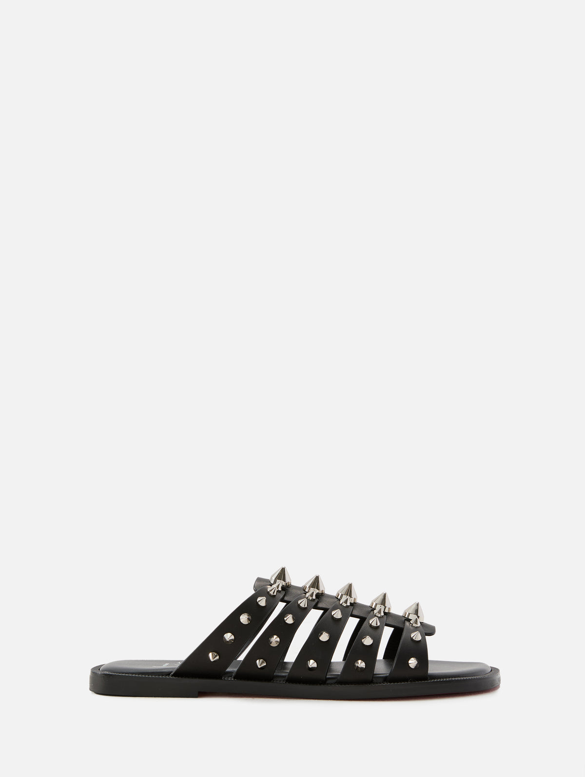 Charja Flat,CHRISTIAN LOUBOUTIN,BLACK,Image 1