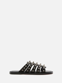 Charja Flat,CHRISTIAN LOUBOUTIN,BLACK,Image 1