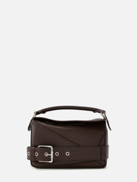 Puzzle Biker Bag,LOEWE,DARK BROWNIE,Image 1