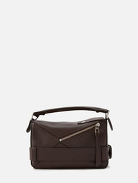 Puzzle Biker Bag,LOEWE,DARK BROWNIE,Image 3