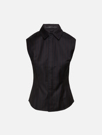 Sorrentino Vest,SIR.,RED PINSTRIPE,Image 1