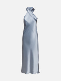Pandora Dress,GALVAN,DOVE BLUE,Image 1