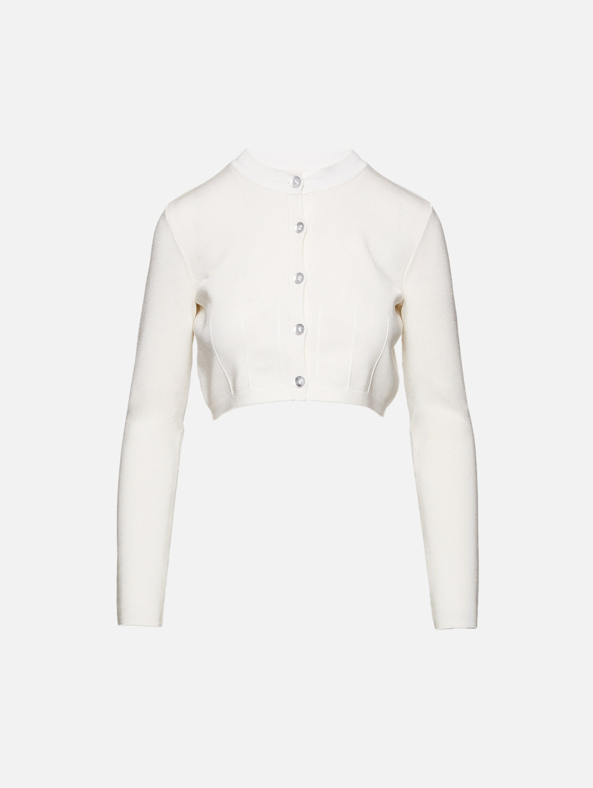 Atalanta Cardigan,GALVAN,WHITE,Image 1