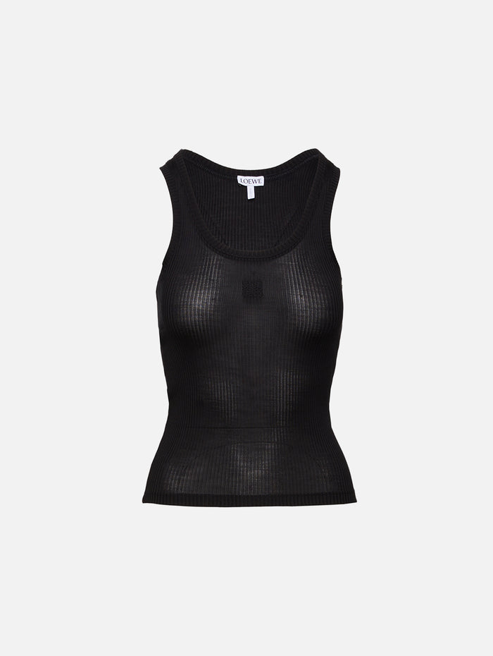 Anagram Tank Top,LOEWE,BLACK,Image 1