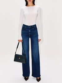 Hustler Roller Sneak Jean,MOTHER,HOMECOMING,Image 2