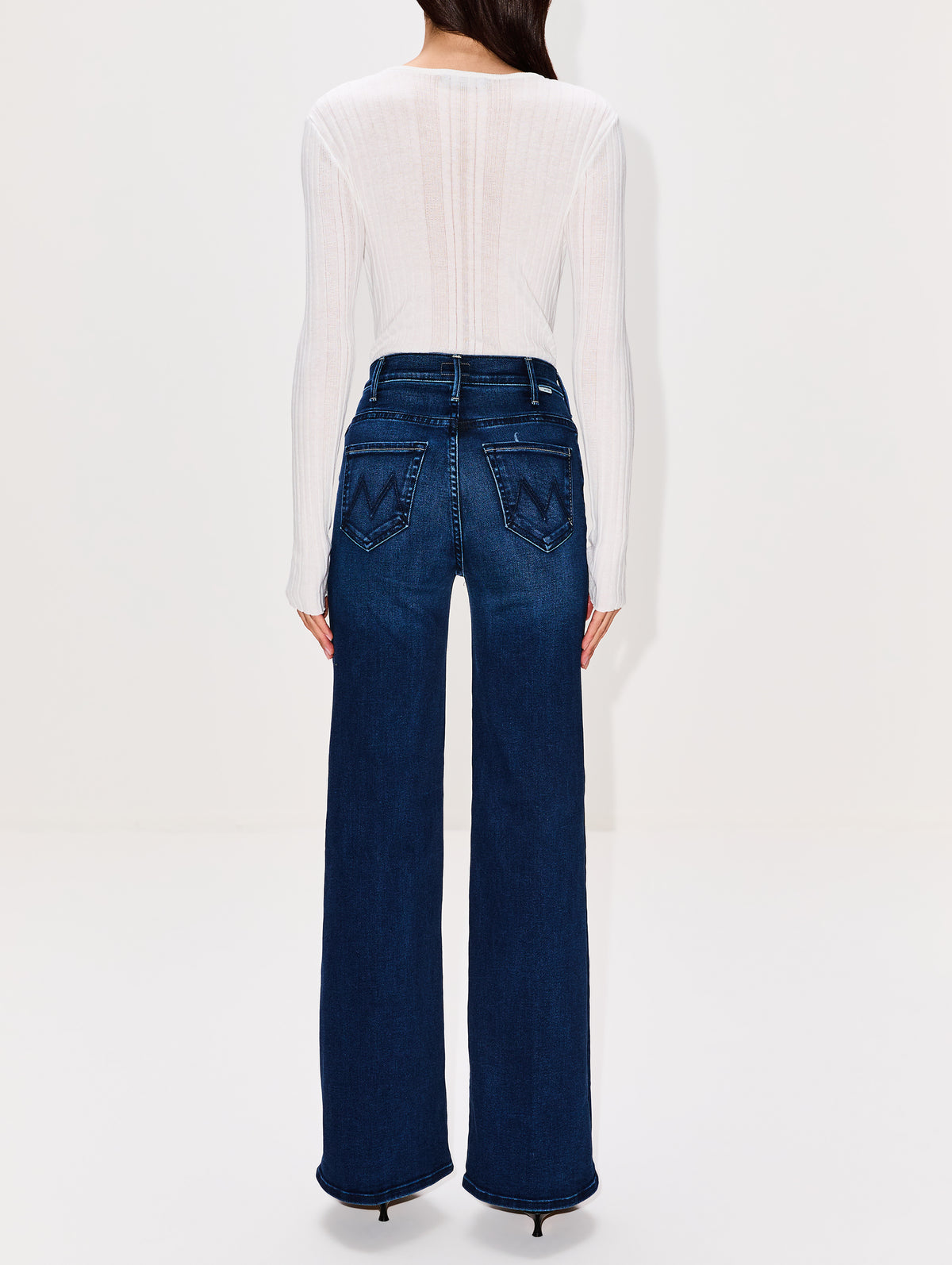 Hustler Roller Sneak Jean,MOTHER,HOMECOMING,Image 3