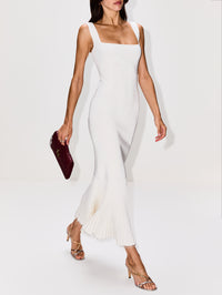 Beaded Atalanta Dress,GALVAN,PEARL,Image 3